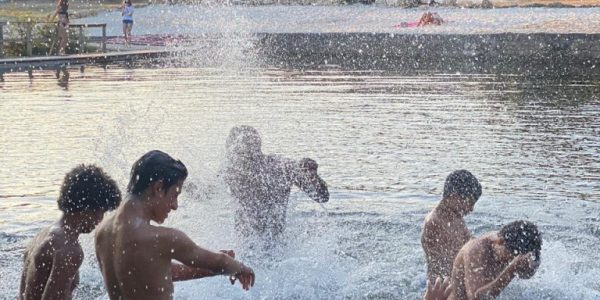 praia fluvial